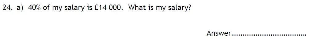 Question 24a - Latymer Upper School - 11 Plus Exam Maths Sample Paper 2 - 2025