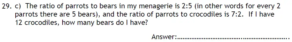 Question 29c - Latymer Upper School 11 Maths Sample Paper 2 2024