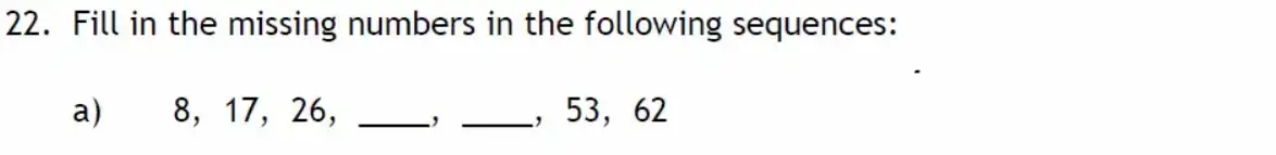 Question 22(a) - Latymer Upper School - 11 Plus Maths Sample Paper 2 - 2026