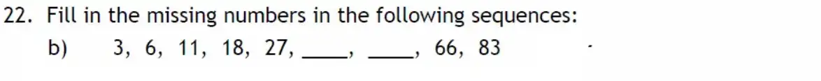 Question 22(b) - Latymer Upper School - 11 Plus Maths Sample Paper 2 - 2026