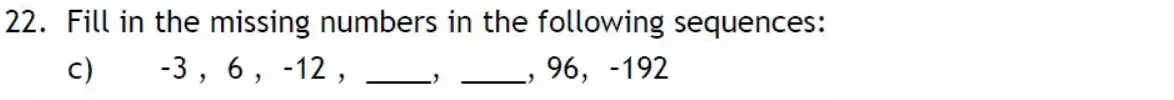 Question 22(c) - Latymer Upper School - 11 Plus Maths Sample Paper 2 - 2026