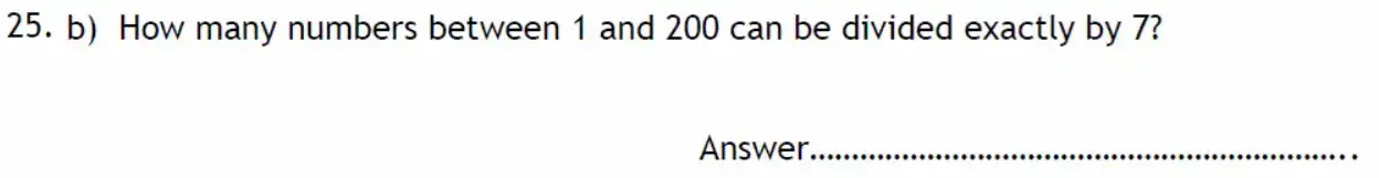 Question 25(b) - Latymer Upper School - 11 Plus Maths Sample Paper 2 - 2026