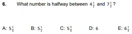 Question 6 - Latymer Upper School 11 Plus Maths Sample Paper – 2022