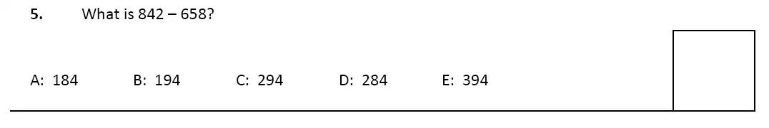 Question 5 - Latymer Upper School - 11 Plus Maths Sample Paper 2 – 2023