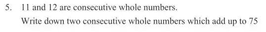 Question 5 - The North London Independent Girls' Schools' Consortium Group 2 Maths 2014