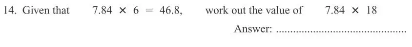 Question 14 - The North London Independent Girls' Schools' Consortium Group 2 Maths 2014
