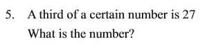 Question 5 - The North London Independent Girls' Schools' Consortium Group 2 Maths 2015