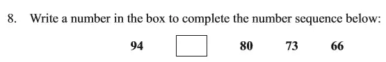 Question 8 - The North London Independent Girls' Schools' Consortium Group 2 Maths 2015