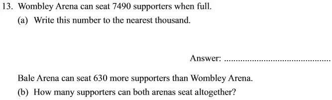 Question 13(13(a),13(b)) - The North London Independent Girls' Schools' Consortium Group 2 Maths 2015