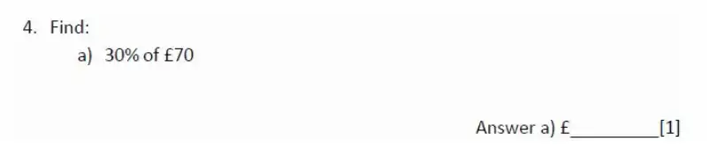 Question 4(a) - Magdalen College School – 11+ Maths Sample Paper - 2026