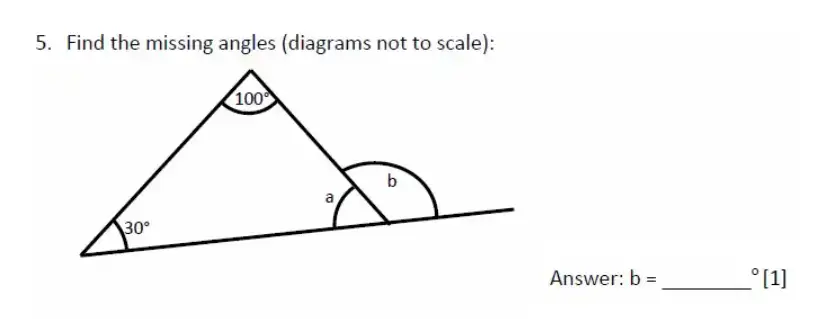 Question 5(b) - Magdalen College School – 11+ Maths Sample Paper - 2026