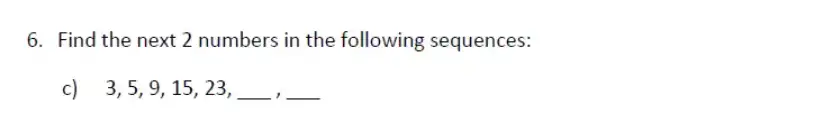 Question 6(c) - Magdalen College School – 11+ Maths Sample Paper - 2026