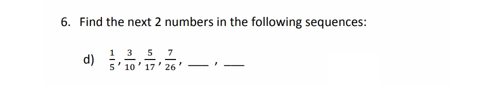 Question 6(d) - Magdalen College School – 11+ Maths Sample Paper - 2026