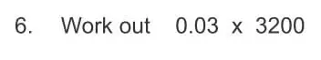 Question 6 - The Manchester Grammar School 11 Plus Papers Arithmetic A – 2017