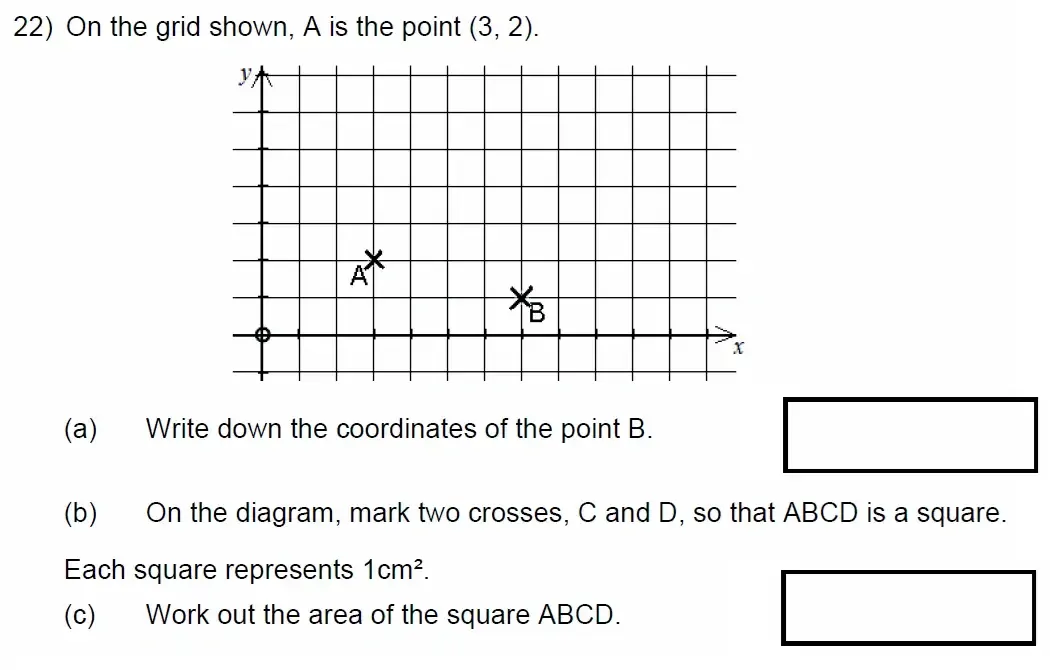 Question 22(a, b, c) - Manchester High School for Girls - 11+ Maths Entrance Exam Sample Paper - 2022