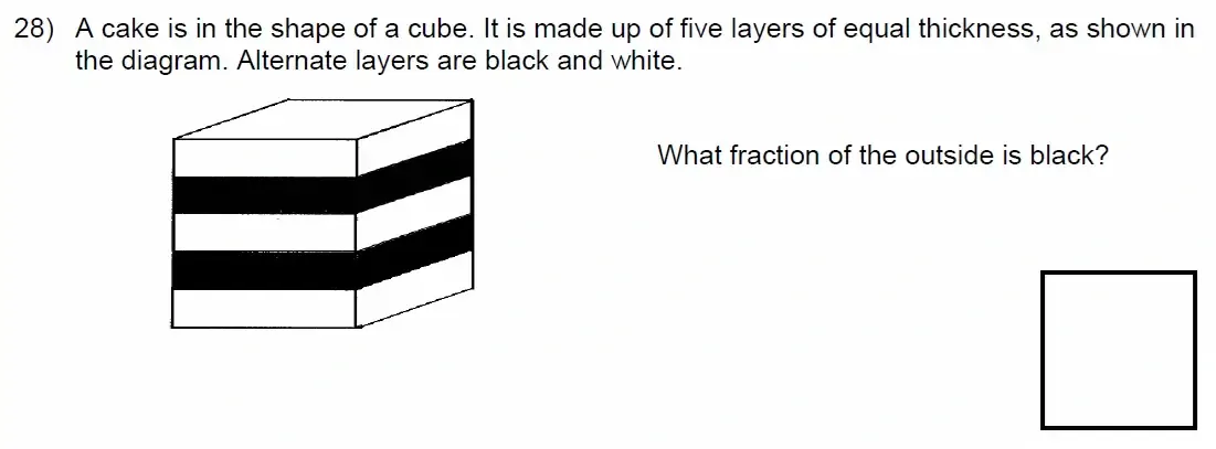 Question 28 - Manchester High School for Girls - 11+ Maths Entrance Exam Sample Paper - 2022