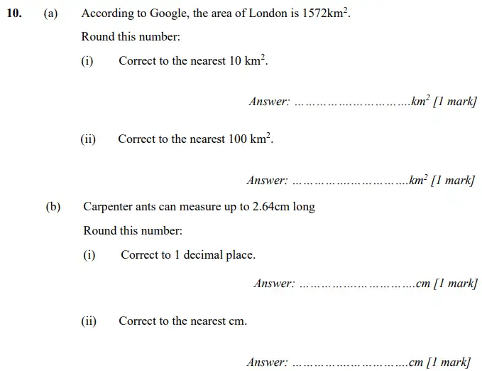 Question 10(i,ii,i,ii) - Merchant Taylors – Maths Specimen Paper 1 - 2024