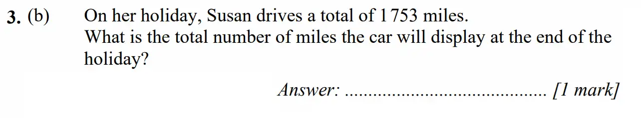 Question 3(b) - Merchant Taylors School - 11+ Exam Maths Specimen Paper 1 - 2026