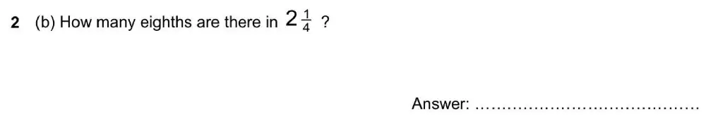 Question 2(b) - North London Collegiate School 11+ Exam Maths Paper 2020