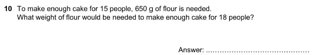 Question 10 - North London Collegiate School 11+ Exam Maths Paper 2020