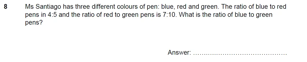 Question 8 - North London Collegiate School 11+ Exam Paper - 2024