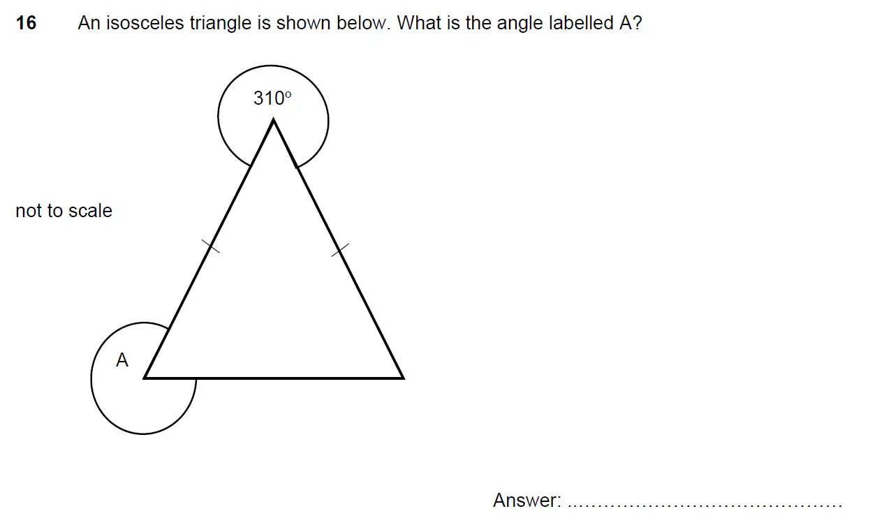 Question 16 - North London Collegiate School 11+ Exam Paper - 2024