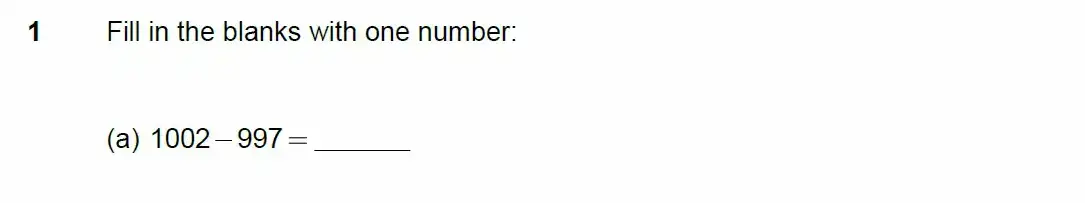 Question 1(a) - North London Collegiate School - 11 Plus Maths Exam Paper - 2026