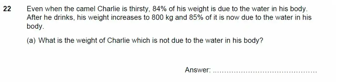 Question 22(a) - North London Collegiate School - 11 Plus Maths Exam Paper - 2026