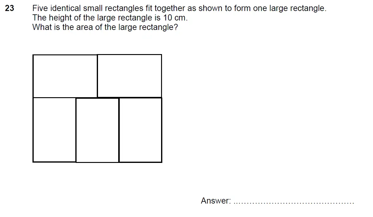 Question 23 - North London Collegiate School - 11 Plus Maths Exam Paper - 2025