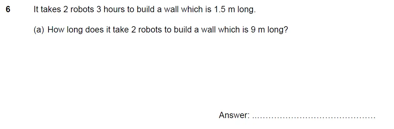 Question 6(a) - North London Collegiate School 11+ Exam Paper - 2024