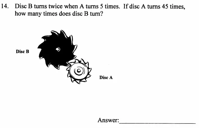 Question 14 - The North London Independent Girls' Schools' Consortium Group 2 Maths 2009