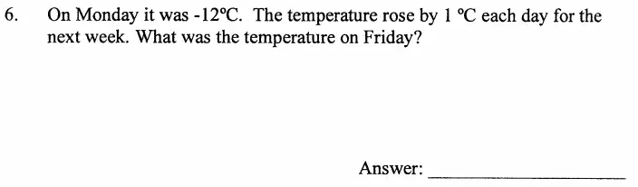 Question 6 - The North London Independent Girls' Schools' Consortium Group 2 Maths 2009