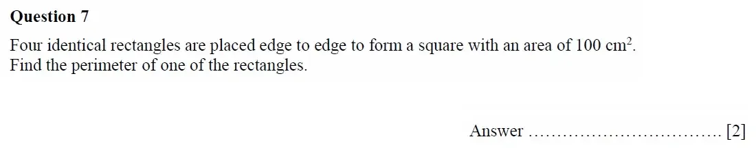 Question 07 - Oundle School - 11 Plus Maths Junior Entrance Exam Second Form Entry - 2021