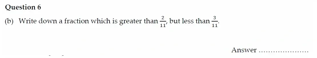 Question 06(b) - Oundle School - 11 Plus Maths Junior Entrance Exam - 2022