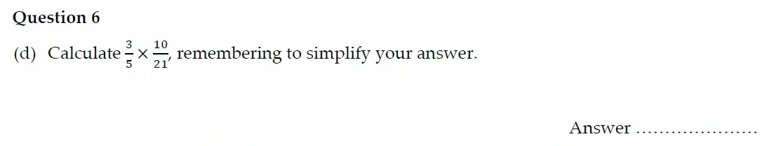 Question 06(d) - Oundle School - 11 Plus Maths Junior Entrance Exam - 2022