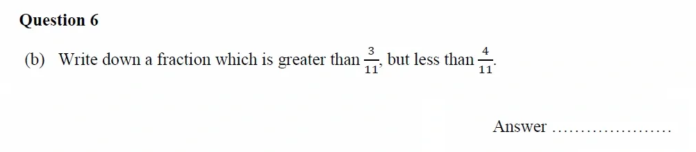 Question 06(b) - Oundle School - 11 Plus Maths Junior Entrance Exam - 2023