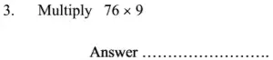 Question 3 - Oundle School 11 Plus Maths Sample Paper 2008