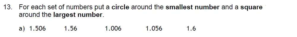 Question 13(a) - Reading Blue Coat School 11 Plus Maths Sample Paper 2024