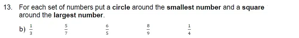 Question 13(b) - Reading Blue Coat School 11 Plus Maths Sample Paper 2024