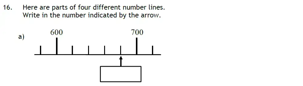 Question 16(a) - Reading Blue Coat School - 11 Plus Maths Sample Paper - 2025