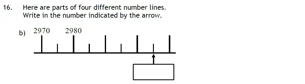 Question 16(b) - Reading Blue Coat School - 11 Plus Maths Sample Paper - 2025