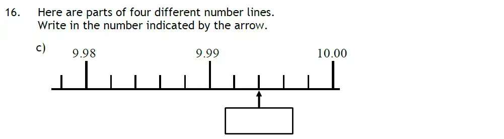 Question 16(c) - Reading Blue Coat School - 11 Plus Maths Sample Paper - 2025