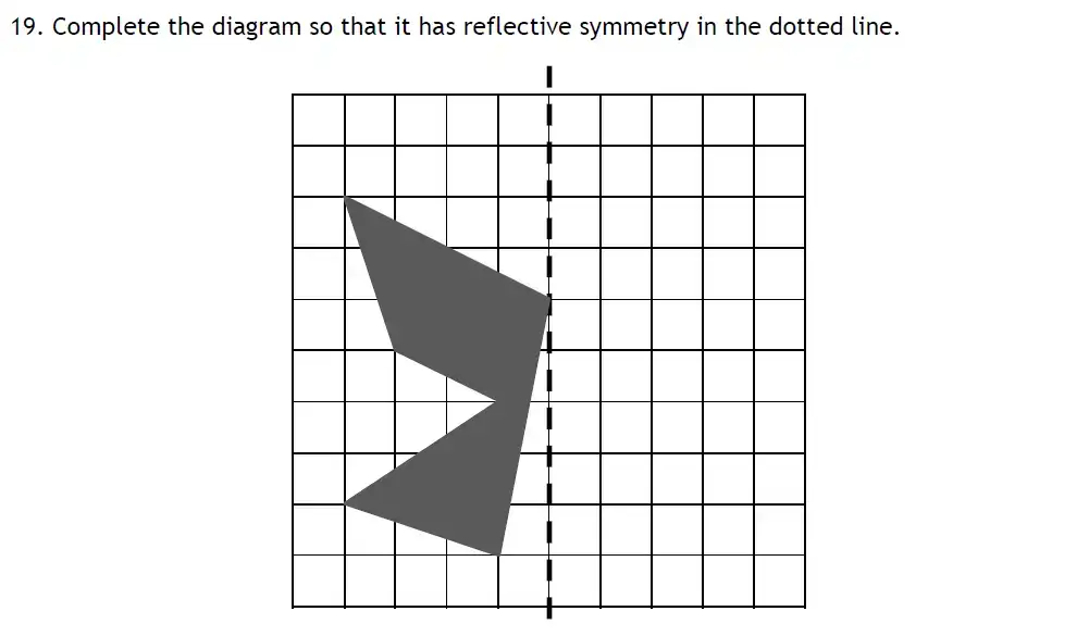 Question 19 - Reading Blue Coat School - 11 Plus Maths Sample Paper - 2025