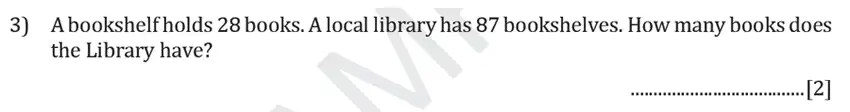 Question 3 - Reigate Grammar School – 11+ Maths Entrance Exam Paper – 2019
