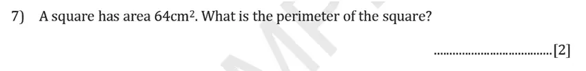 Question 7 - Reigate Grammar School – 11+ Maths Entrance Exam Paper – 2019