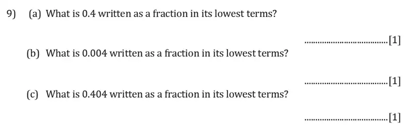 Question 9(a,b,c) - Reigate Grammar School – 11+ Maths Entrance Exam Paper – 2019