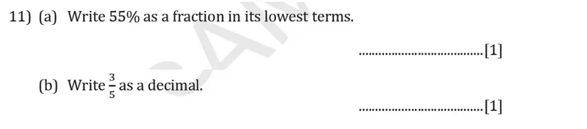 Question 11(a,b) - Reigate Grammar School – 11+ Maths Entrance Exam Paper – 2019