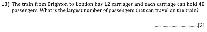 Question 13 - Reigate Grammar School – 11+ Maths Entrance Exam Paper – 2019