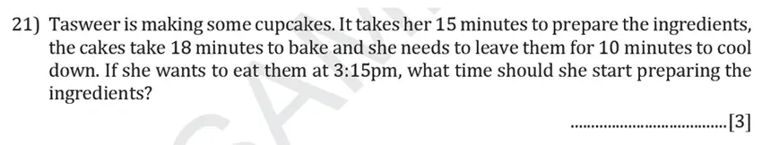 Question 21 - Reigate Grammar School – 11+ Maths Entrance Exam Paper – 2019