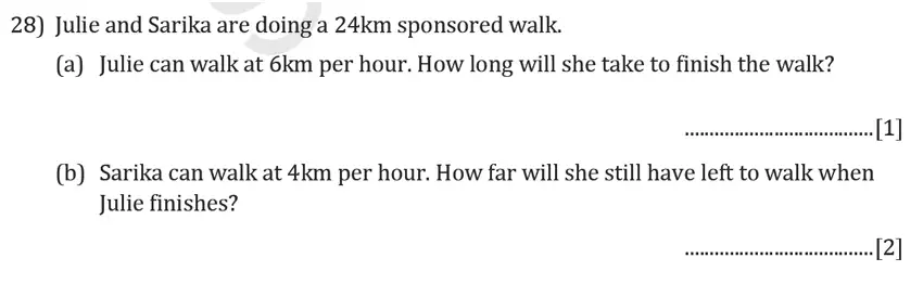 Question 28(a,b) - Reigate Grammar School – 11+ Maths Entrance Exam Paper – 2019